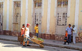 A typical street scene in Havana.