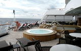 The second pool and two whirlpools on Deck 5.