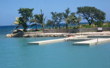 The lagoon at Dolphin Cove, Negril, Jamaica