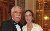 Mandy Chomat, vice president of sales and marketing for Karisma Hotels & Resorts, and his wife, Cristina.