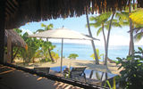 The view from the bedroom window of a Brando villa. TW photo by Arnie Weissmann