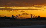 "Sunset in Sydney -- Harbour Bridge"