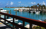 Meanwhile, passengers can rent boats at Marges's Barges dock on Castaway Cay. The family beach area can be seen in the distance.