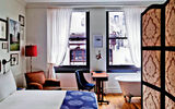 Rooms at the NoMad Hotel all feature individual artwork as well as chairs inspired by 1930s-era design, 14-foot ceilings and claw-foot tubs that overlook Broadway below.