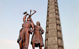 The Juche Idea was developed by the country's founder Kim IL Sung. The concept focuses on "self-reliance."