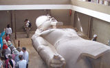 A monumental, 3,200-year-old limestone statue of 19th Dynasty pharaoh Ramses II is the main attraction at Memphis, near Cairo.