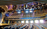 The triple deck Spectacular Showroom is the ship's largest entertainment venue, seating 1,400 guests. Photo by Peter Knego/www.maritimematters.com