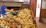The St-Viateur Bagel shop turns out thousands of bagels daily and is open 24 hours a day. TW photo by Gay Nagle Myers