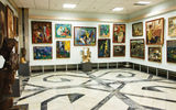 Examples of art at the Savitsky Karakalpalstan Art Museum in Uzbekistan. Photo by Lindsay Fincher