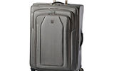 This sturdy but lightweight bag from the Travelpro Crew 9 line has a lot going for it: four wheels, with large rear wheels for ease of mobility; an extension handle the minimizes wobble; and a newly designed handle grip for added comfort and maneuverability. The tale of the tape: 25 x 18 x 11.5 inches; 13.1 pounds. Comes in black and gray.