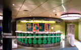 The mural behind the mocktail bar in the Allure's teen area