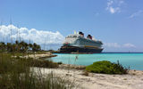 The Disney Fantasy docks at Disney's private island, Castaway Cay, so passengers don't have to tender to the island.