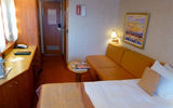 The ship has 537 Ocean View with Balcony staterooms. Photo by Peter Knego/www.maritimematters.com