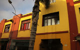 Colorful housing seen in Lima's bohemian Barranco neighborhood.
