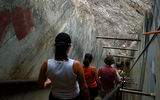The ascent to the top of Diamondhead -- or the descent -- isn't the easiest stroll on the island.