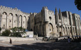 The 14th century papal palace in Avignon, saved from the depredations of 18th century French revolutionaries because it was too big and difficult to knock down.