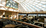 The Garden Lounge on the Queen Elizabeth.