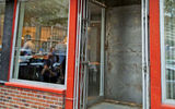 The entrance to Bouillon Bilk restaurant on St. Laurent Blvd. is unassuming and barely noticeable. The menu items inside, however, are first rate. TW photo by Gay Nagle Myers