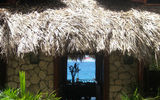 Tensing Pen offers several gazebos with hammocks overlooking the cliffs in Negril, Jamaica.