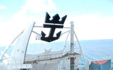 The AquaTheater on the Oasis of the Seas during the day.