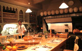 The basement kitchen at Avignon's La Mirande Hotel, where visitors may take cooking classes or even have dinner.