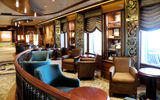 The Midship's Bar on the Queen Elizabeth.