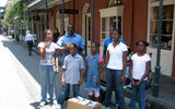 Music fills the French Quarter, not only in the jazz and blues clubs but on city streets as well.