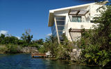 The resort's spa, Sense, is situated on its own island surrounding a natural cenote. Eight spa island suites have their own private treatment rooms, and a no-children environment.