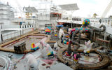 Glimpses of the kids pool on the Allure of the Seas