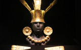 Gold exhibited in Lima's Larco Museum.