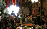 The Big Easy has a rich spiritual heritage that includes the practice of voodoo. Pictured, the altar at the visitor-friendly Voodoo Spiritual Temple on North Rampart St.