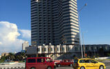 The glittering Melia Cohiba hotel overlooking Havana's Malecon (seawall) is a state-run hotel for tourists.