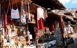 Kruja's Ottoman bazaar caters nowadays to tourists.