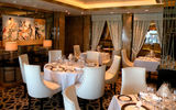The Verandah Restaurant on the Queen Elizabeth.