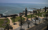 View of the Pacific Ocean from a high floor in Lima's J.W. Marriott.