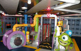 Inspired by the Disney-Pixar movie "Monsters, Inc.," Monster's Academy is an interactive space for kids in the Oceaneer Club.