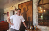 Sebastian Thepenier, a Frenchman who is producing 25,000 bottles of "Vin de Rangiroa"-- whites, reds and roses -- from a nearby coral atoll vineyard. The white, he says, is most popular, and has "a kind of minerality found in Sancerre." No wine tours or tasting room, unfortunately.