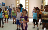 Children at La Colmenita "Little Beehive" Children's Theater in Havana enjoy the art of dance at a young age.