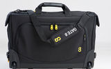 Designed with the business professional in mind, the Gate8 Tri-Fold Wheeled Garment Bag lightweight (6.8 pounds) carry-on not only has room enough to neatly handle a wardrobe suitable for a three-day trip but also features a zip-away computer bag that can protect a 17-inch laptop as well as a tablet. Unzip the bag when you are ready to work in the cabin of the plane and once again when you need your laptop after you arrive at your destination. The Tri-Fold, which also features a shoe pocket, carries a lifetime warranty.
