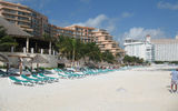 The beach at the Fiesta Americana Grand Coral Beach Cancun.