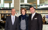 The Regal Airport Hotel in Hong Kong welcomed actress Sigourney Weaver to its Regal Club on April 6. Weaver was greeted by GM Jan Kirstein (left) and deputy GM Alexander Haeusler.