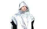 More modest in intention and price than the prior product, Coghlan's Emergency Survival Poncho is made of a composite layering of polyethylene and a reflecting metalized aluminum to help reduce heat loss in an emergency where hypothermia is a risk. The one-size-fits-all poncho, which measures 1 by 4 by 6 inches in its pouch package and weighs 3.8 ounces, comes with a hood and reinforced seams.