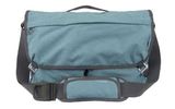 A practical organizer for short trips and long, the STM Velo 2, which can accommodate a small laptop or tablet, offers a front fleece-lined drop pocket, a messenger bag-style flap, two zippered side pockets, a slip pocket for paperwork, a slip-over for securing the Velo 2 to a luggage handle and a padded and adjustable shoulder strap. A side-entry compartment lined with corduroy and high-density foam protects your laptop.