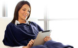 This poncho-style blanket, designed to cover you from the shoulders down or as a lap throw, is made from a micro-fleece fabric that is at once warm and comfortable. Perfect for home, auto, train or plane, the 4-in-1 Travel Blanket can easily be rolled up into its attached case for use as a pillow for head, neck and lumbar support. It is a carry-on luxury at a time when airlines are cutting back on flight extras such as blankets and pillows.