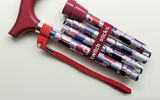 Made from durable, high-grade aluminum, Switch Sticks are a traveler's delight in that they can be folded down into four sections and easily strapped together with an enclosed Velcro strap. When the strap is released, the sections snap back into place without the need of screwing them together. Each walking stick, which weighs only 13.5 ounces and is adjustable in 12-inch increments from 32 to 37 inches, comes with a coordinating wrist strap, ferrule, the Velcro band and carry bag.