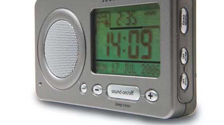 What's New, What's Hot is Travel Weekly's look at useful and fun travel gadgets, edited by Joe Rosen. First up, the Sound Oasis Travel Sleep Therapy System. Just the thing for road warriors, this compact clock features 18 soothing nature sounds designed to enable restless travelers to drift off to sleep. Wake-up is courtesy of four alarm types that include a jet-lag reduction sound "that helps the body synch to new time zones."