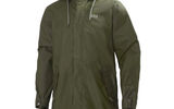 Designed and developed in Norway for the rugged mountain conditions there, this waterproof, windproof and breathable military-style jacket should be in every outdoor adventurer's wardrobe. The Helly Hansen Splittail Coat has all the necessary accouterments necessary to keep you comfortable and protected in adverse weather. Those include a front storm flap, a detachable hood, a buttoned backdrop, a bottom-hem cinch cord, adjustable cuffs and hand pockets with storm flaps. Remember, it won't stay summer forever (not counting global warming).