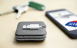 At once a charging cable and a power booster with a lithium-polymer battery, Jump Cable, according to its manufacturer, provides 30% extra charge to an iPhone and up to three hours of extra talk time while weighing only 1.4 ounces and measuring a meager .53 by 1.96 inches. The cable, when unfurled from its housing, stretches a full 19 inches.