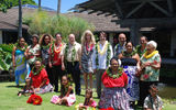 Hotel Hana-Maui holds a blessing to celebrate a new beginning for the hotel under the management of Green Tea, LLC.