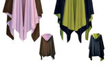 Worn casually over one's shoulders or around the neck as a wrap, the versatile Rainrap is a waterproof/water-resistant, reversible garment that is a perfect complement to any woman's mobile wardrobe. Made from a lightweight fabric that dries quickly and folds easily for travel, Rainrap comes in four color combinations and, now, with or without a hood and travel pouch.